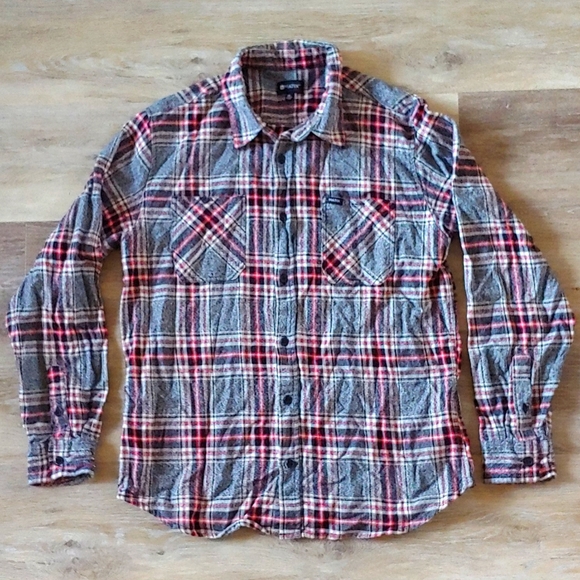 Matix Boys Casual Button Down Flannel Shirt - Picture 1 of 4